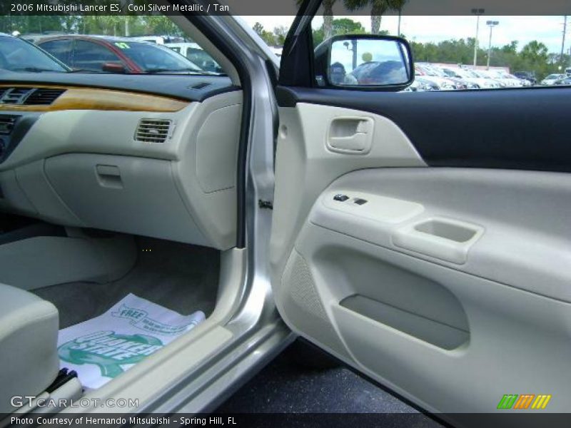 Cool Silver Metallic / Tan 2006 Mitsubishi Lancer ES