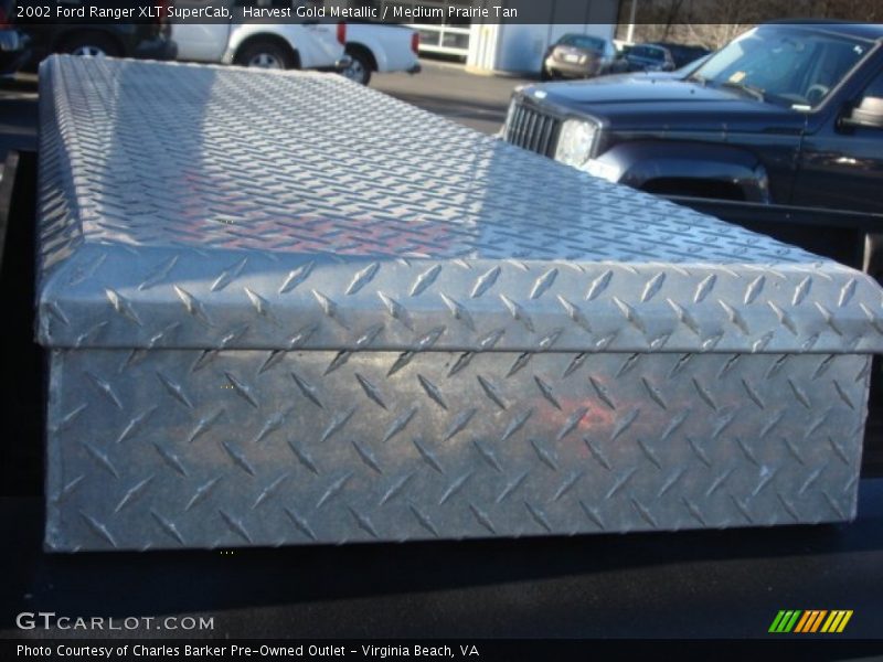 Harvest Gold Metallic / Medium Prairie Tan 2002 Ford Ranger XLT SuperCab