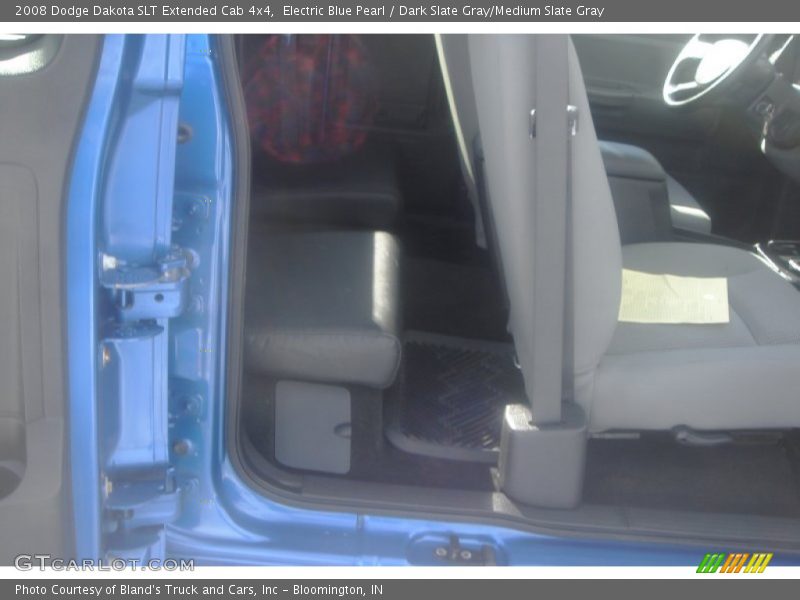 Electric Blue Pearl / Dark Slate Gray/Medium Slate Gray 2008 Dodge Dakota SLT Extended Cab 4x4