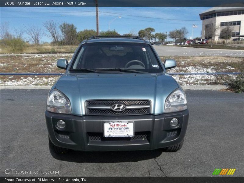 Alpine Frost / Gray 2008 Hyundai Tucson SE