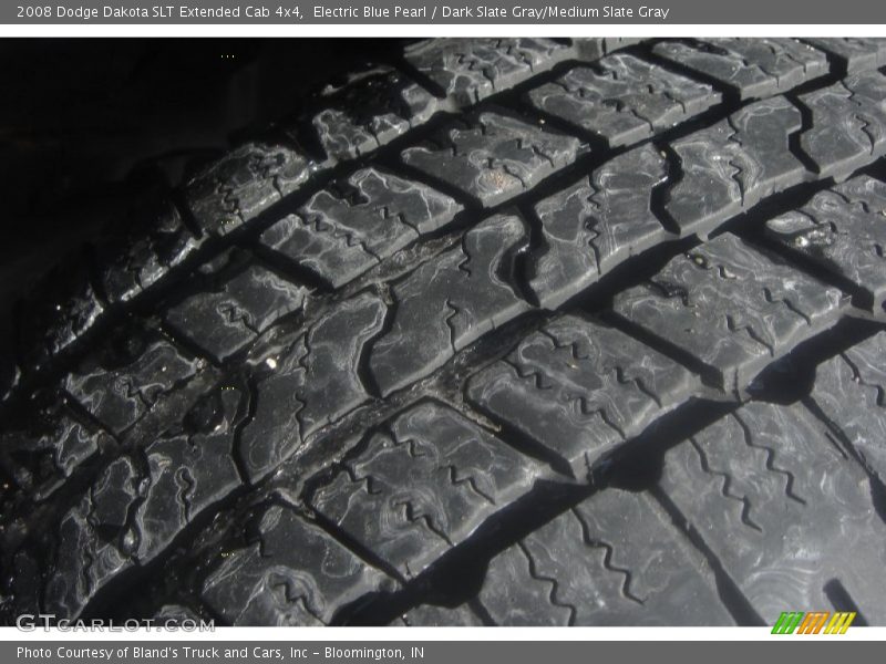 Electric Blue Pearl / Dark Slate Gray/Medium Slate Gray 2008 Dodge Dakota SLT Extended Cab 4x4