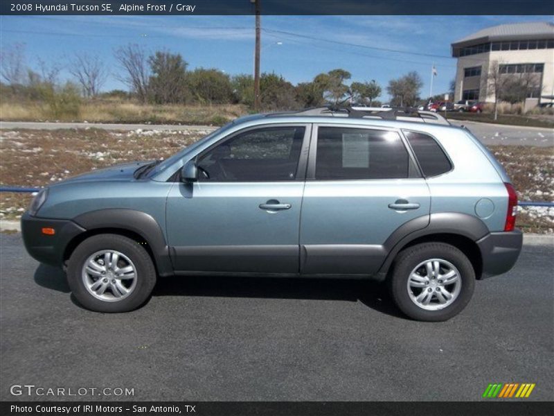 Alpine Frost / Gray 2008 Hyundai Tucson SE