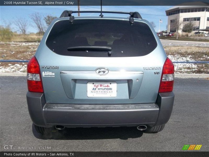 Alpine Frost / Gray 2008 Hyundai Tucson SE