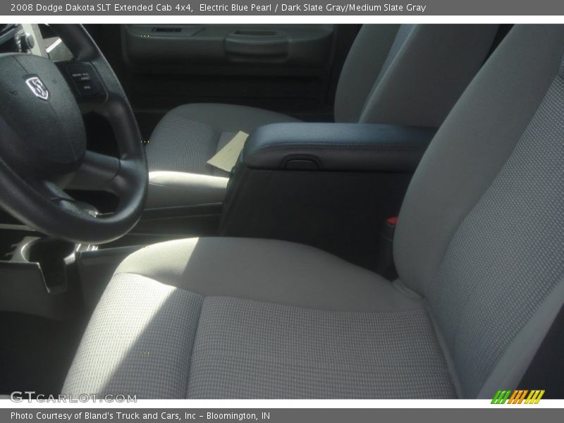 Electric Blue Pearl / Dark Slate Gray/Medium Slate Gray 2008 Dodge Dakota SLT Extended Cab 4x4