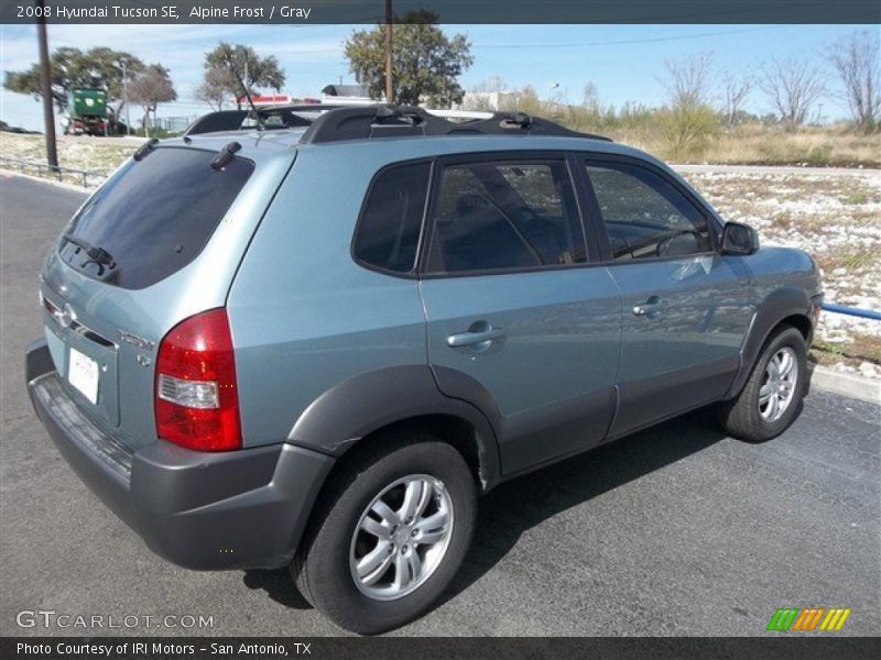 Alpine Frost / Gray 2008 Hyundai Tucson SE