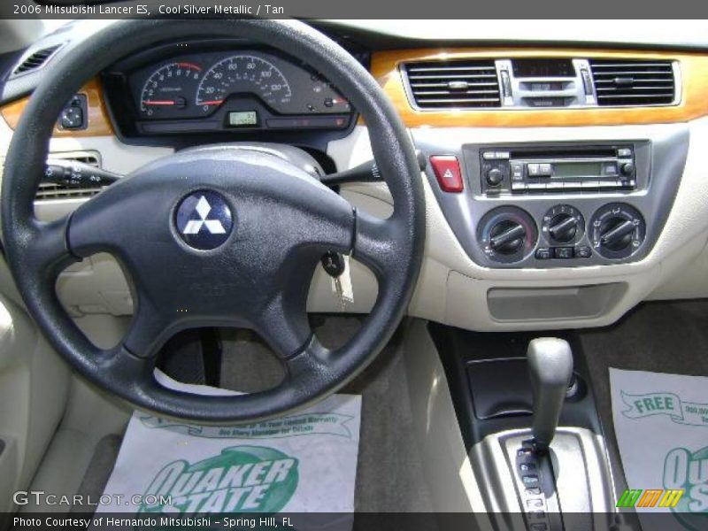 Cool Silver Metallic / Tan 2006 Mitsubishi Lancer ES