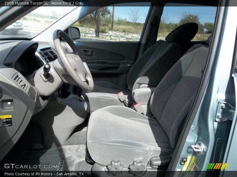 Alpine Frost / Gray 2008 Hyundai Tucson SE