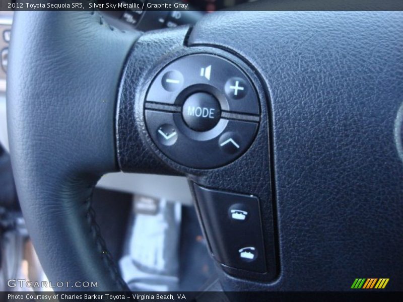Silver Sky Metallic / Graphite Gray 2012 Toyota Sequoia SR5
