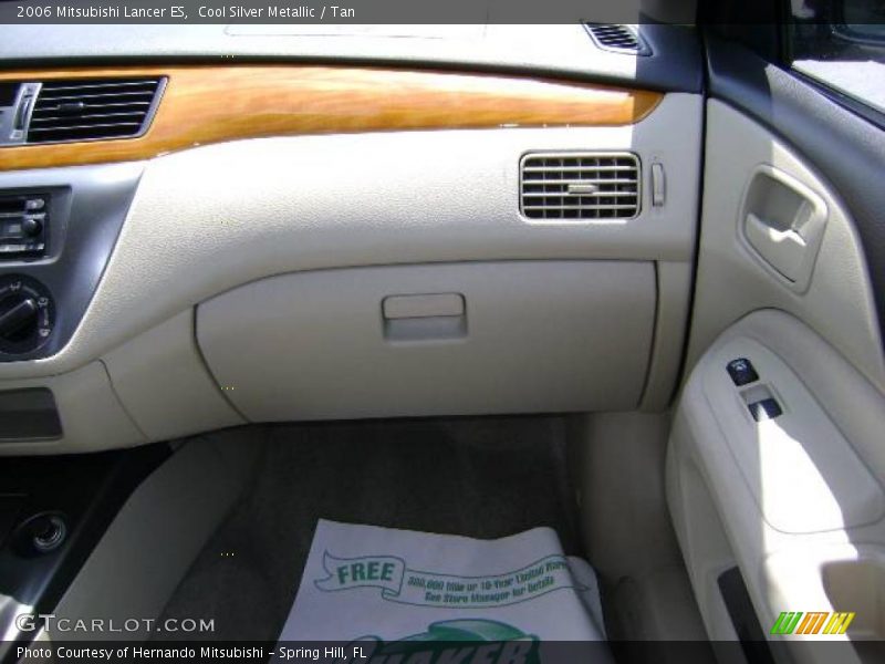 Cool Silver Metallic / Tan 2006 Mitsubishi Lancer ES