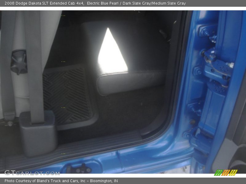 Electric Blue Pearl / Dark Slate Gray/Medium Slate Gray 2008 Dodge Dakota SLT Extended Cab 4x4