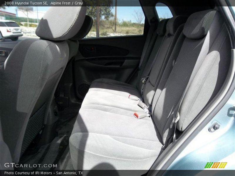 Alpine Frost / Gray 2008 Hyundai Tucson SE