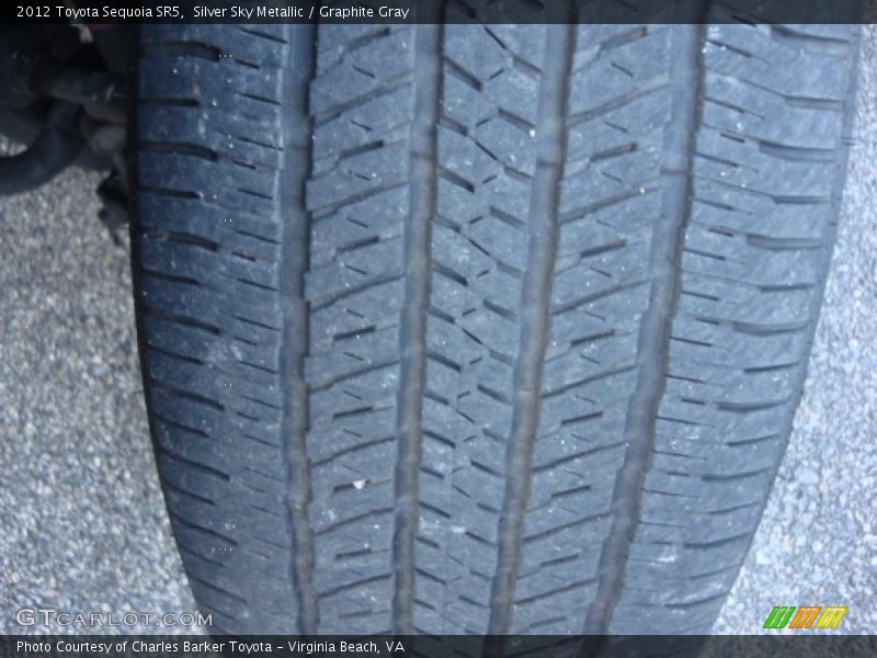 Silver Sky Metallic / Graphite Gray 2012 Toyota Sequoia SR5