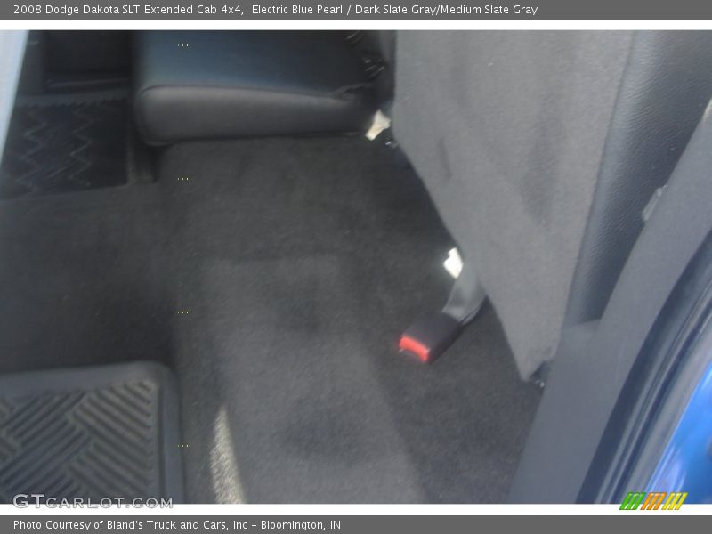 Electric Blue Pearl / Dark Slate Gray/Medium Slate Gray 2008 Dodge Dakota SLT Extended Cab 4x4