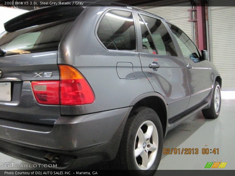 Steel Grey Metallic / Gray 2003 BMW X5 3.0i