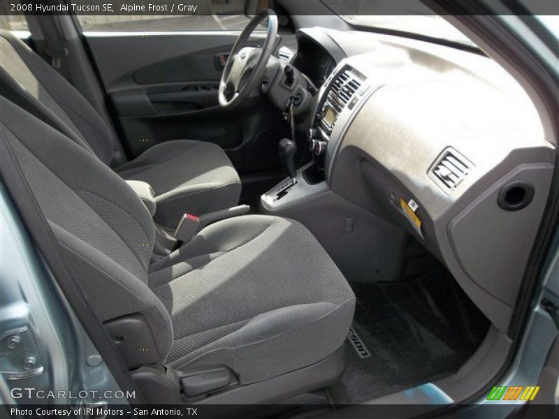 Alpine Frost / Gray 2008 Hyundai Tucson SE