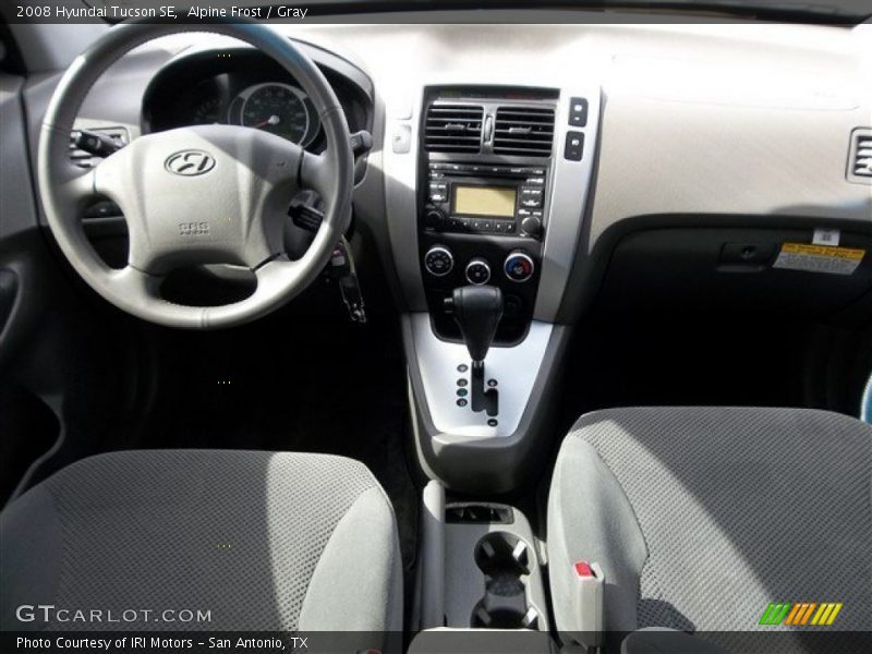 Alpine Frost / Gray 2008 Hyundai Tucson SE
