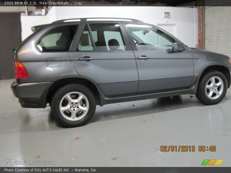 Steel Grey Metallic / Gray 2003 BMW X5 3.0i