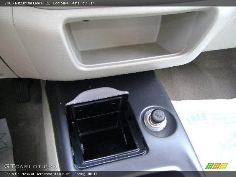 Cool Silver Metallic / Tan 2006 Mitsubishi Lancer ES