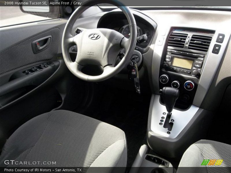 Alpine Frost / Gray 2008 Hyundai Tucson SE