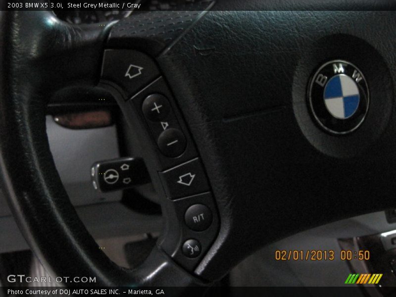 Steel Grey Metallic / Gray 2003 BMW X5 3.0i
