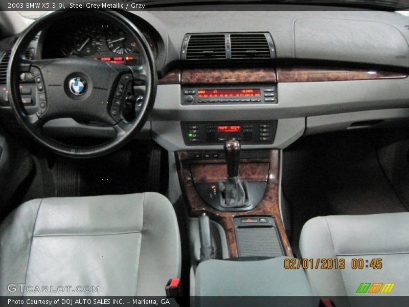 Steel Grey Metallic / Gray 2003 BMW X5 3.0i