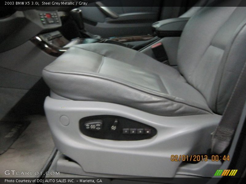 Steel Grey Metallic / Gray 2003 BMW X5 3.0i