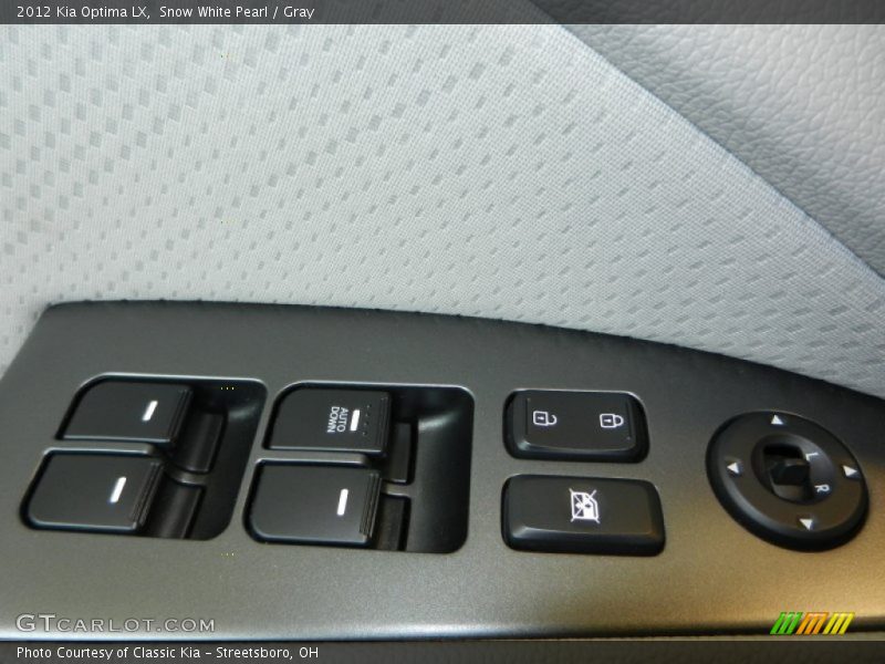 Snow White Pearl / Gray 2012 Kia Optima LX