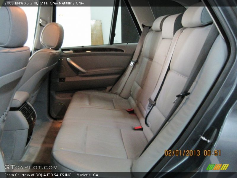 Steel Grey Metallic / Gray 2003 BMW X5 3.0i