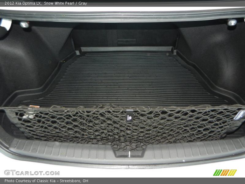 Snow White Pearl / Gray 2012 Kia Optima LX
