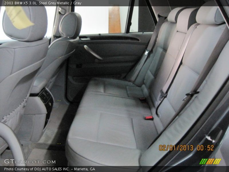 Steel Grey Metallic / Gray 2003 BMW X5 3.0i