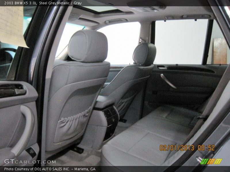 Steel Grey Metallic / Gray 2003 BMW X5 3.0i