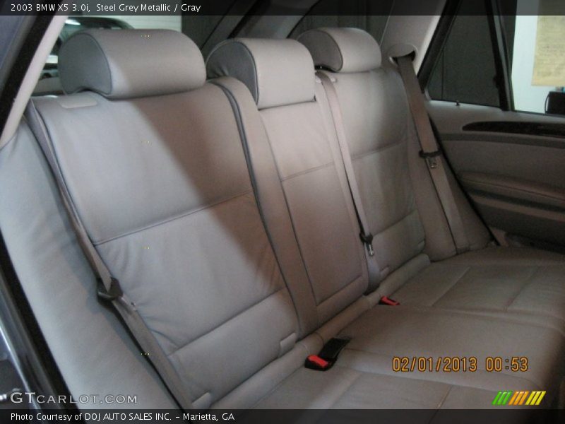 Steel Grey Metallic / Gray 2003 BMW X5 3.0i