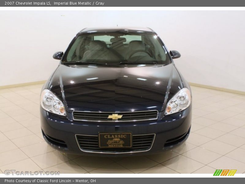 Imperial Blue Metallic / Gray 2007 Chevrolet Impala LS