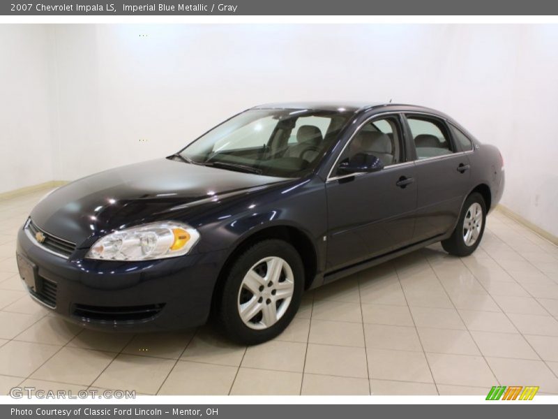 Imperial Blue Metallic / Gray 2007 Chevrolet Impala LS