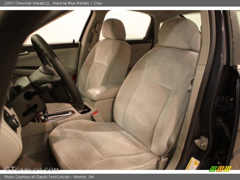 Imperial Blue Metallic / Gray 2007 Chevrolet Impala LS