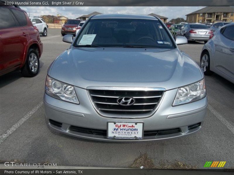 Bright Silver / Gray 2009 Hyundai Sonata GLS