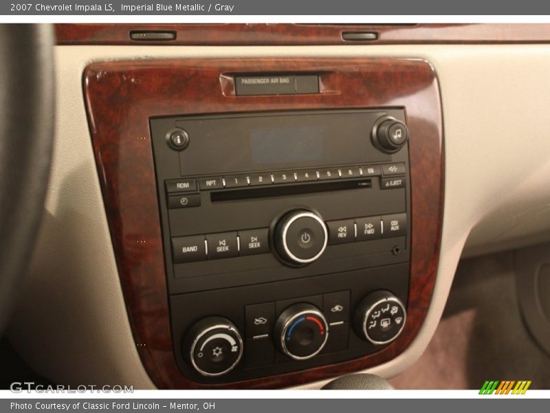 Imperial Blue Metallic / Gray 2007 Chevrolet Impala LS