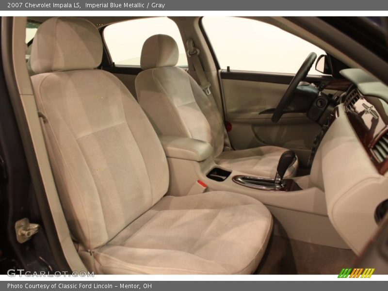 Imperial Blue Metallic / Gray 2007 Chevrolet Impala LS