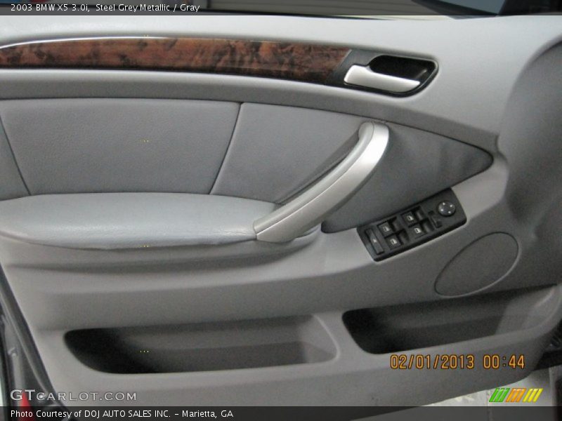 Steel Grey Metallic / Gray 2003 BMW X5 3.0i