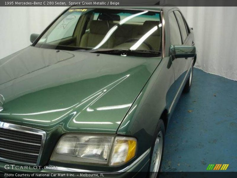 Spruce Green Metallic / Beige 1995 Mercedes-Benz C 280 Sedan