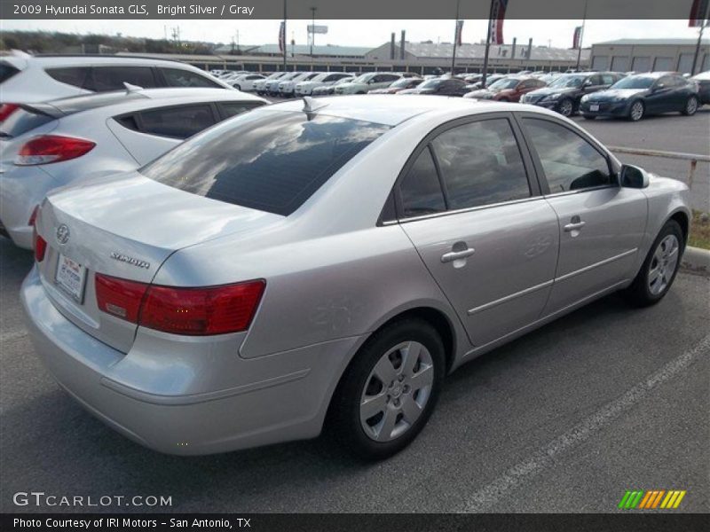 Bright Silver / Gray 2009 Hyundai Sonata GLS