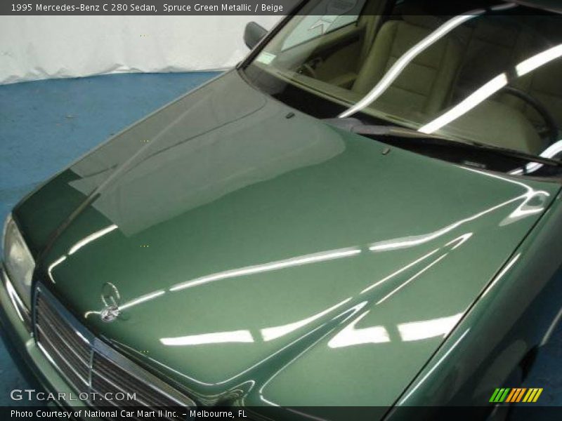 Spruce Green Metallic / Beige 1995 Mercedes-Benz C 280 Sedan