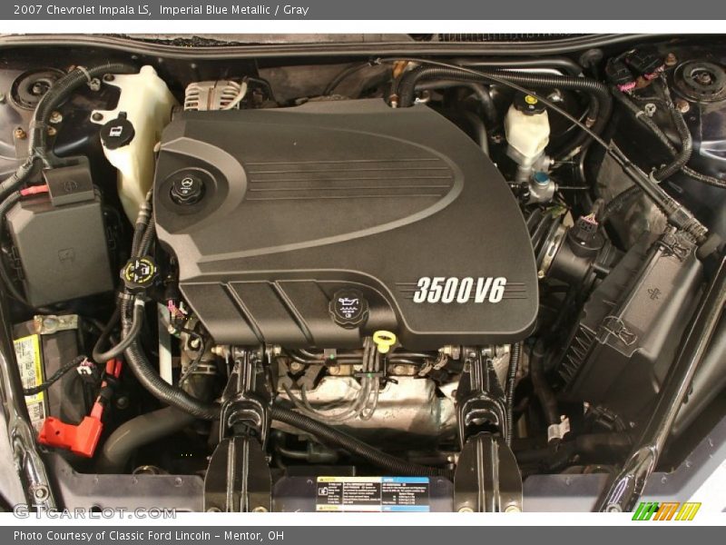 Imperial Blue Metallic / Gray 2007 Chevrolet Impala LS