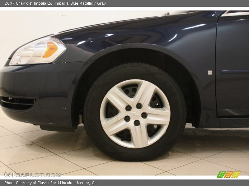 Imperial Blue Metallic / Gray 2007 Chevrolet Impala LS