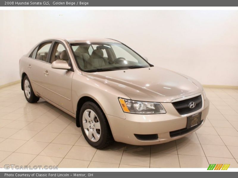 Golden Beige / Beige 2008 Hyundai Sonata GLS