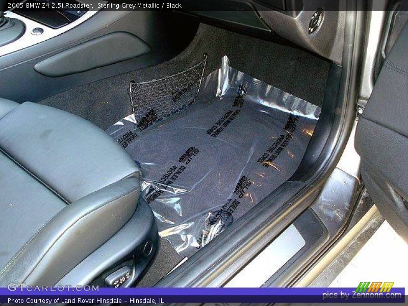 Sterling Grey Metallic / Black 2005 BMW Z4 2.5i Roadster