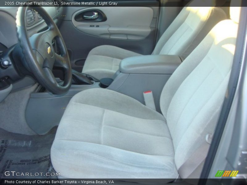 Silverstone Metallic / Light Gray 2005 Chevrolet TrailBlazer LS