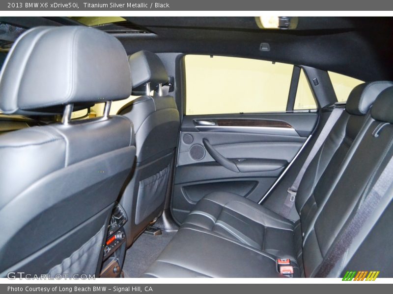 Titanium Silver Metallic / Black 2013 BMW X6 xDrive50i