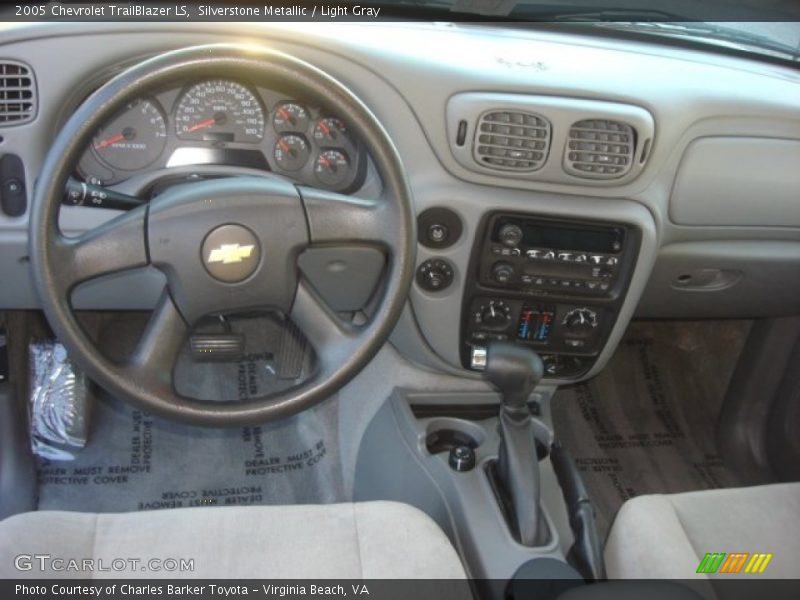 Silverstone Metallic / Light Gray 2005 Chevrolet TrailBlazer LS