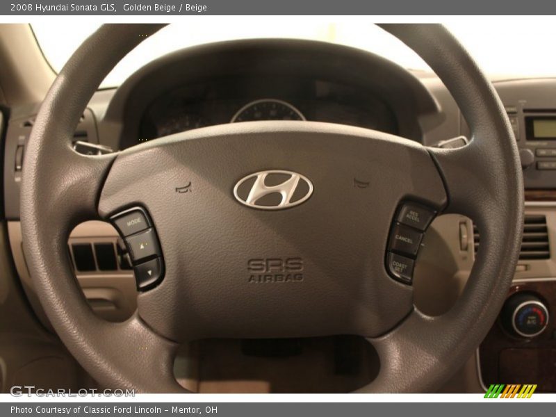 Golden Beige / Beige 2008 Hyundai Sonata GLS